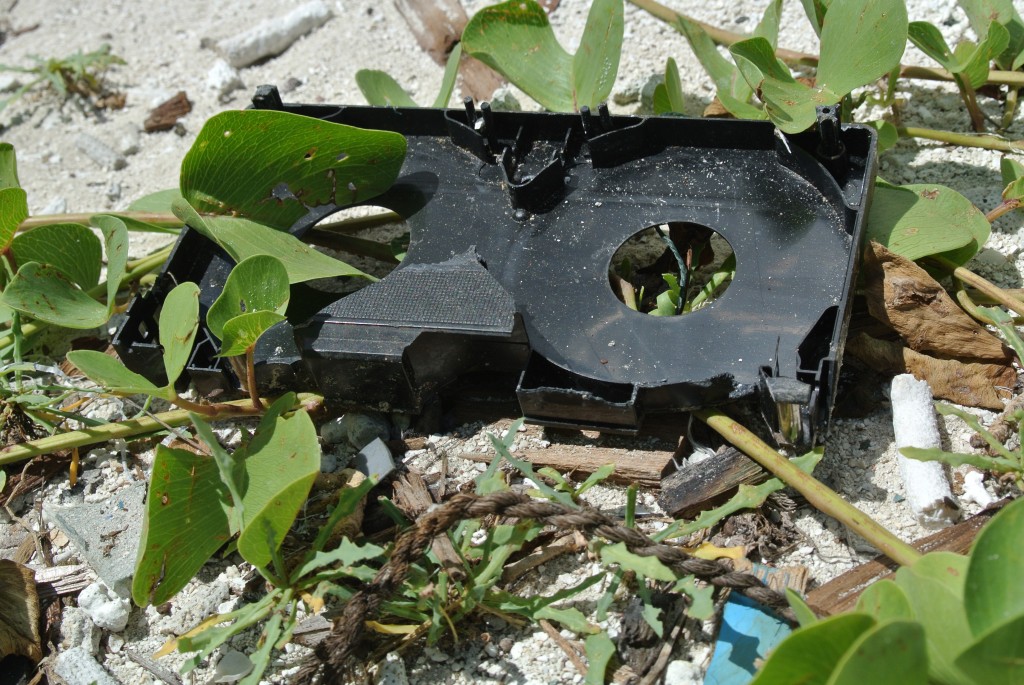VHS Cassette tape in the Maldives